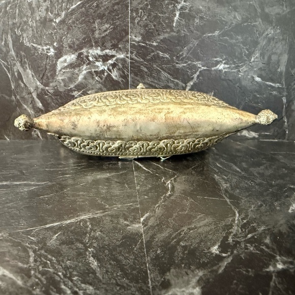 ARTISTIC Brass Pillow Clutch - Picture 7 of 13